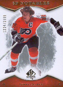 2007-08 SP Authentic #118 Bobby Clarke NOT
