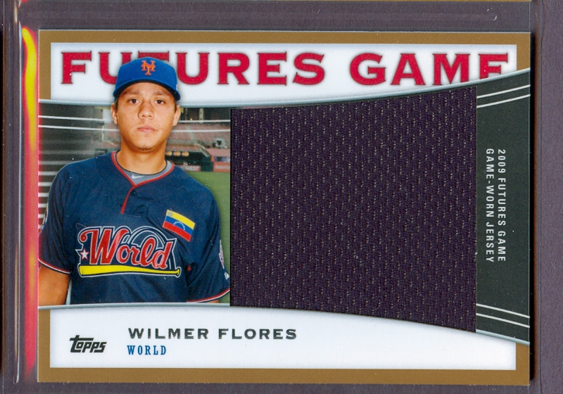 2010 Topps Pro Debut Futures Game Jersey Gold #WF Wilmer Flores 