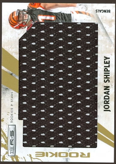 2010 Rookies and Stars Rookie Jersey Jumbo Swatch #285 Jordan Shipley