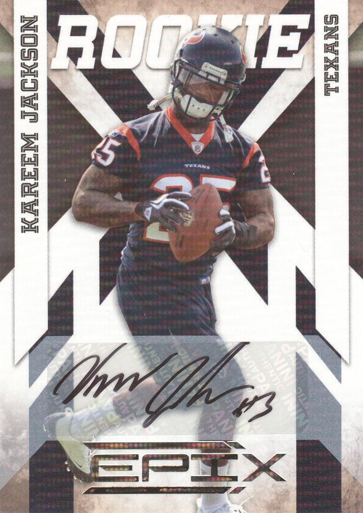 2010 Epix Signatures #156 Kareem Jackson/299