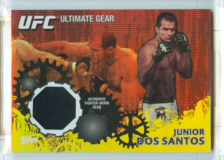 2010 Topps UFC Ultimate Gear Gold #UGJDS Junior dos Santos