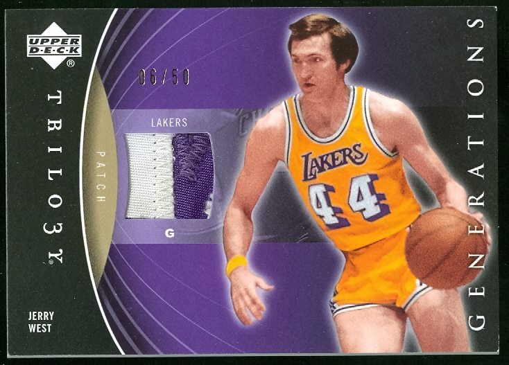 2006-07 Upper Deck Trilogy Generations Past Patches #PMWE Jerry West