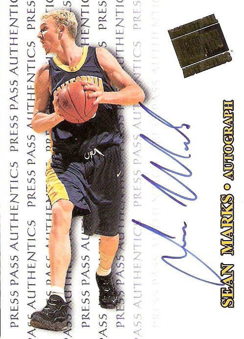 1998 Press Pass Authentics Autographs #26 Sean Marks