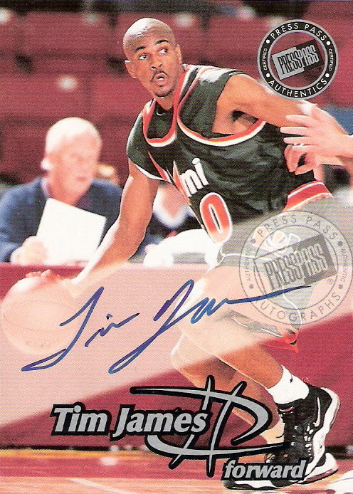 1999 Press Pass Authentics Autographs #16 Tim James
