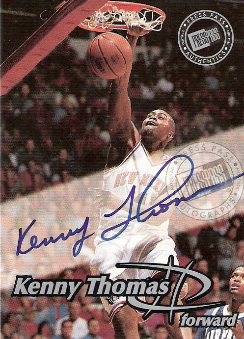 1999 Press Pass Autographs #16 Kenny Thomas