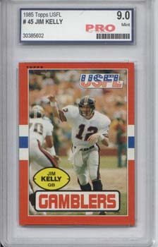 1985 Topps USFL #45 Jim Kelly