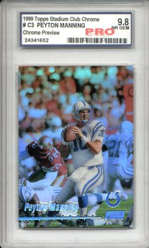 1999 Stadium Club Chrome Previews Refractors #C3 Peyton Manning