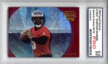 1999 Absolute SSD Rookies Inserts Red #AR27 Donovan McNabb