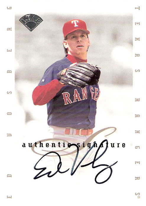 1996 Leaf Signature Extended Autographs #210 Ed Vosberg