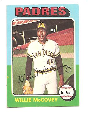 1975 Topps #450 Willie McCovey