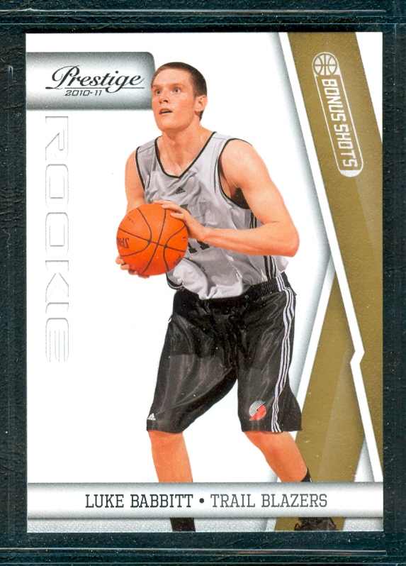 2010-11 Prestige Bonus Shots Gold #226 Luke Babbitt