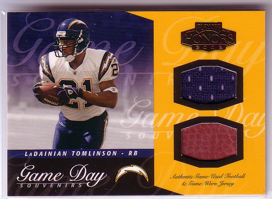 2003 Playoff Honors Game Day Souvenirs Bronze #GDS9 LaDainian Tomlinson