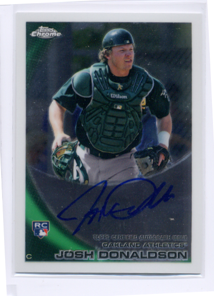 2010 Topps Chrome Rookie Autographs #191 Josh Donaldson