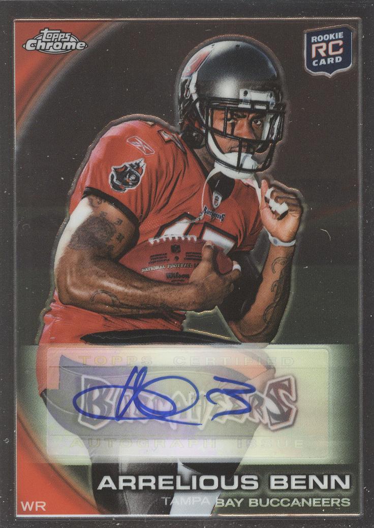 2010 Topps Chrome Rookie Autographs #C186 Arrelious Benn B
