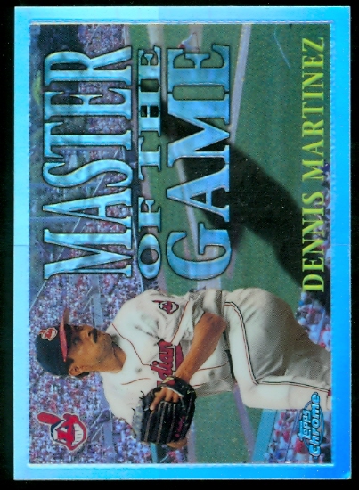 1996 Topps Chrome Masters of the Game Refractors #2 Denny Martinez