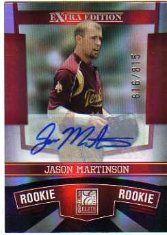 2010 Donruss Elite Extra Edition #173 Jason Martinson AU/815