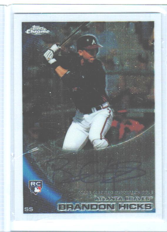 2010 Topps Chrome Rookie Autographs #197 Brandon Hicks