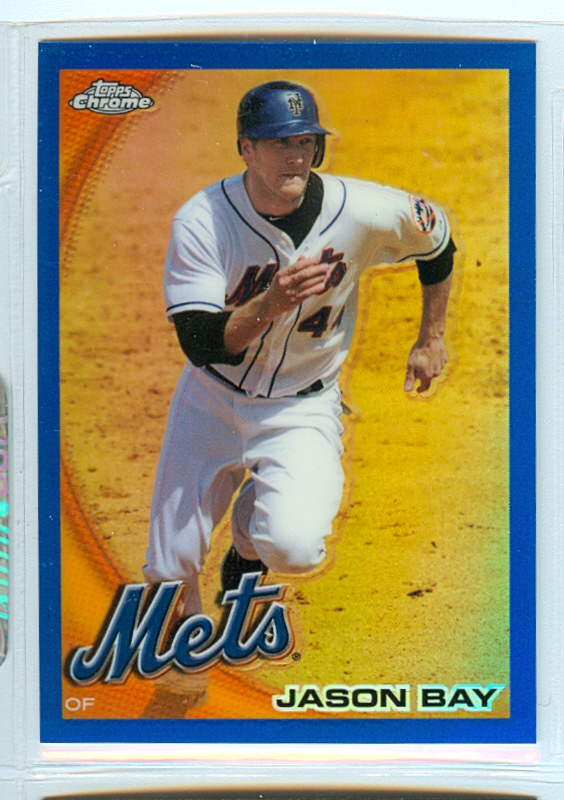 2010 Topps Chrome Blue Refractors #55 Jason Bay
