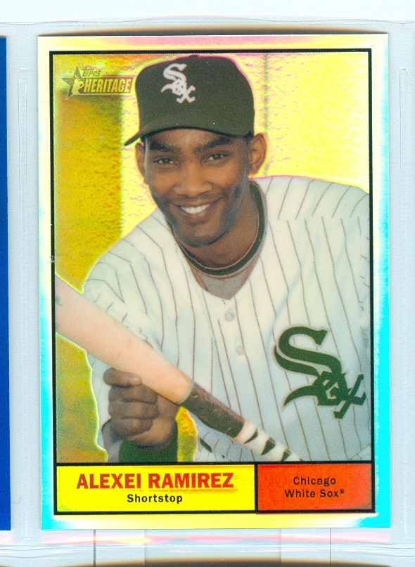 2010 Topps Heritage Chrome Refractors #C123 Alexei Ramirez