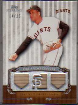 2009 Topps Sterling Career Chronicles Relics Triple #139 Orlando Cepeda