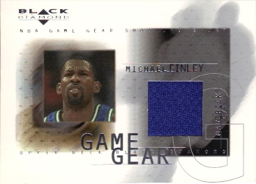 2000-01 Black Diamond Game Gear #MF Michael Finley