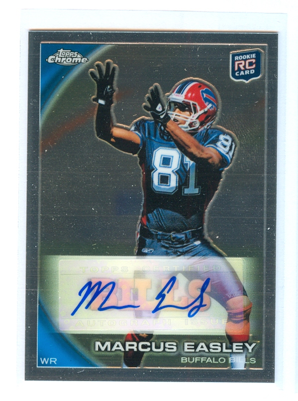 2010 Topps Chrome Rookie Autographs #C161 Marcus Easley B
