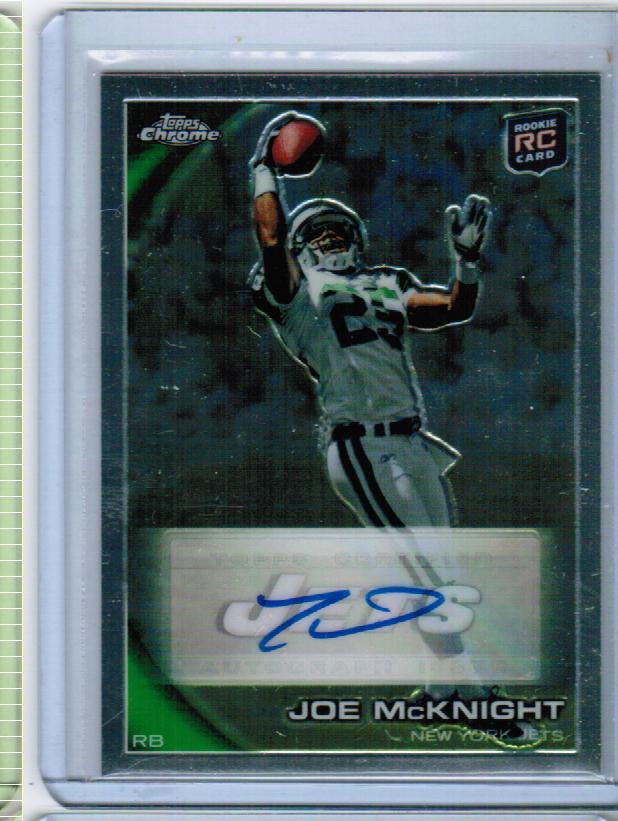 2010 Topps Chrome Rookie Autographs #C159 Joe McKnight A