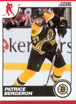 2010-11 Score #67 Patrice Bergeron