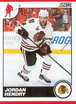 2010-11 Score #137 Jordan Hendry
