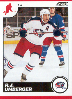 2010-11 Score #158 R.J. Umberger