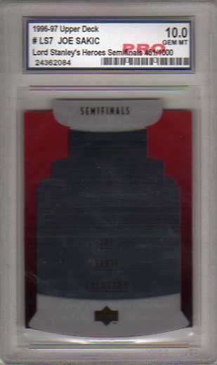 1996-97 Upper Deck Lord Stanley's Heroes Semifinals #LS7 Joe Sakic