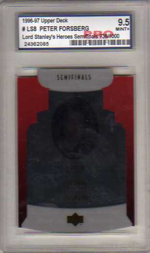 1996-97 Upper Deck Lord Stanley's Heroes Semifinals #LS8 Peter Forsberg