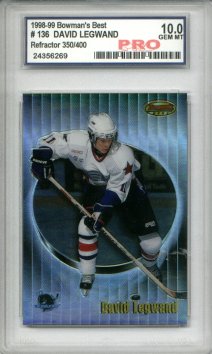 1998-99 Bowman's Best Refractors #136 David Legwand