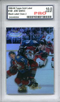 1998-99 Topps Gold Label Class 2 Black #65 Joe Sakic