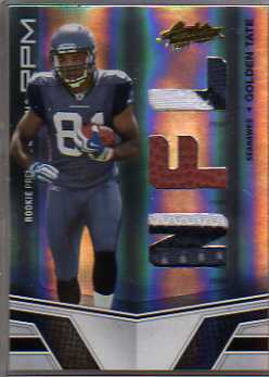 2010 Absolute Memorabilia Rookie Premiere Materials NFL Spectrum Prime #216 Golden Tate
