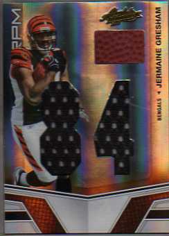 2010 Absolute Memorabilia Rookie Premiere Materials Oversize Jersey Number #226 Jermaine Gresham