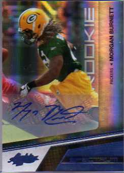 2010 Absolute Memorabilia Spectrum Platinum Autographs #172 Morgan Burnett/25