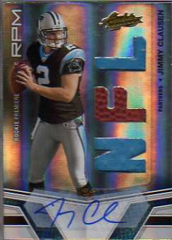 2010 Absolute Memorabilia #202 Jimmy Clausen RPM AU RC
