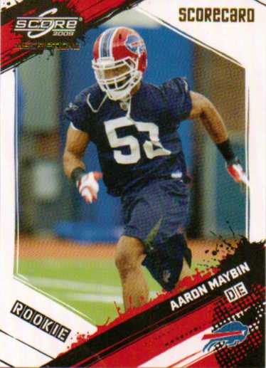 2009 Score Inscriptions #304 Aaron Maybin RC
