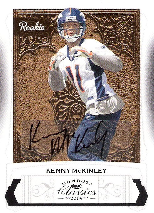 2009 Donruss Classics #210 Kenny McKinley AU/399 RC