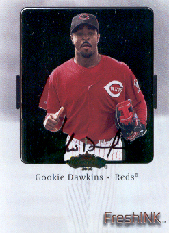 2000 Fleer Showcase Fresh Ink #9 Gookie Dawkins