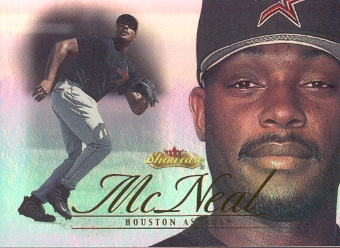 2000 Fleer Showcase Prospect Showcase First #8 Aaron McNeal