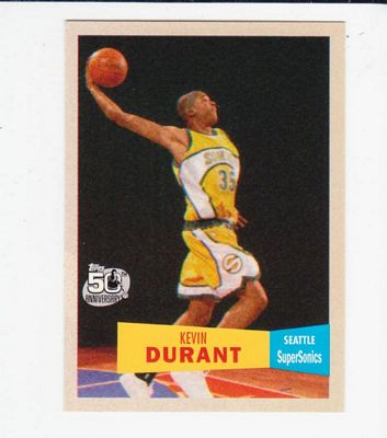 2007-08 Topps 1957-58 Variations #112 Kevin Durant