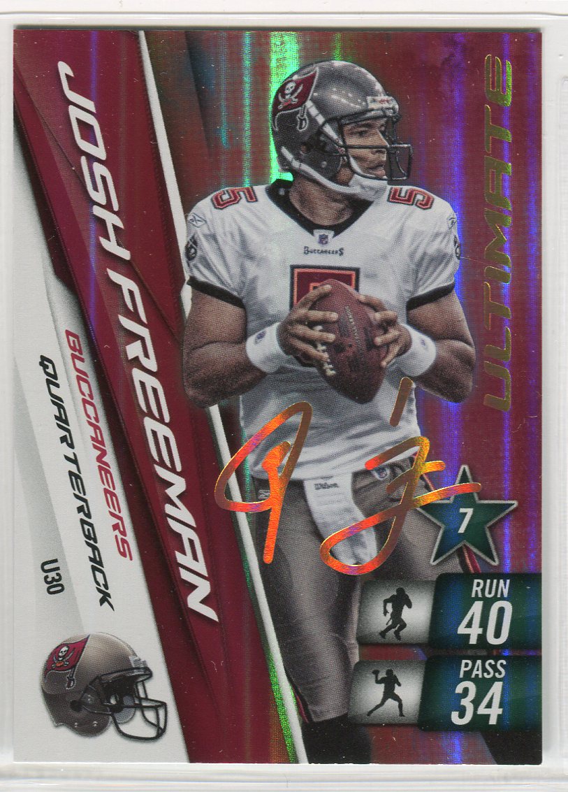 2010 Adrenalyn XL Ultimate Signature #U30 Josh Freeman