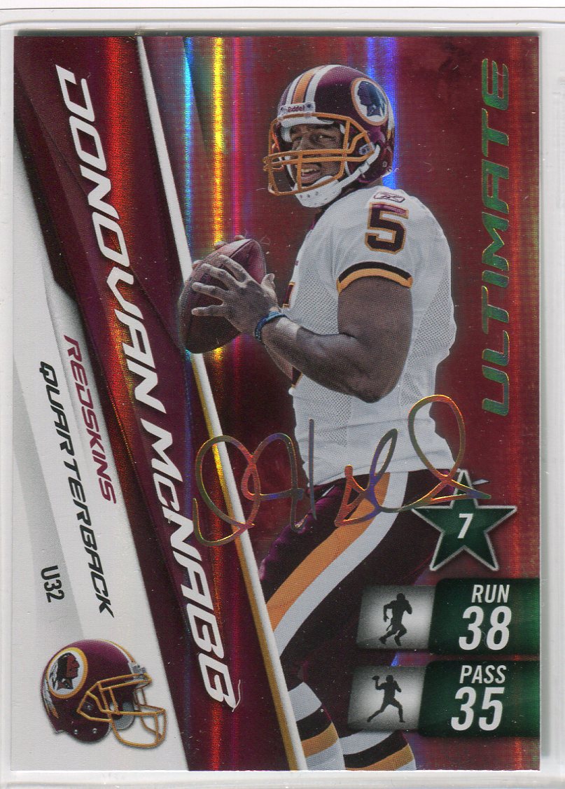 2010 Adrenalyn XL Ultimate Signature #U32 Donovan McNabb