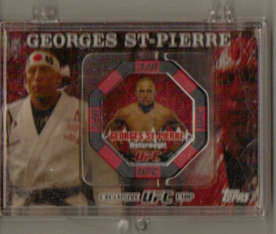 2010 Topps UFC Octagon Chips #16 Georges St-Pierre