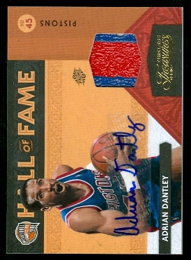 2009-10 Timeless Treasures HOF Materials Jerseys Prime Signatures #5 Adrian Dantley