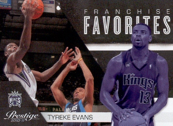 2010-11 Prestige Franchise Favorites #30 Tyreke Evans front image