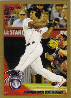 2010 Topps Update Gold #US328 Adrian Beltre