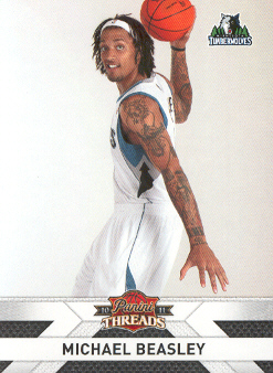 2010-11 Panini Threads #42 Michael Beasley